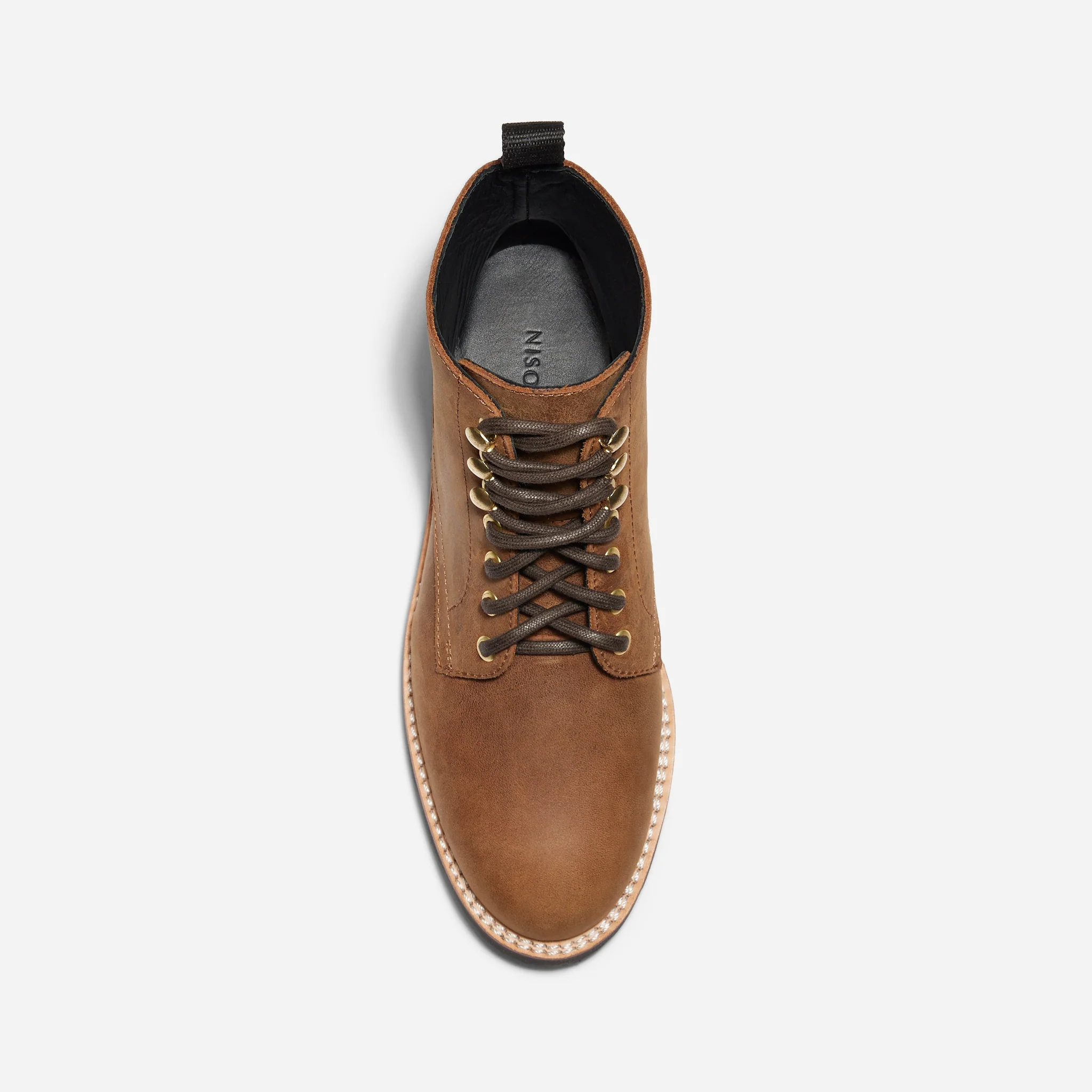 Go-To Lace Lug Boot Tobacco - Image 3