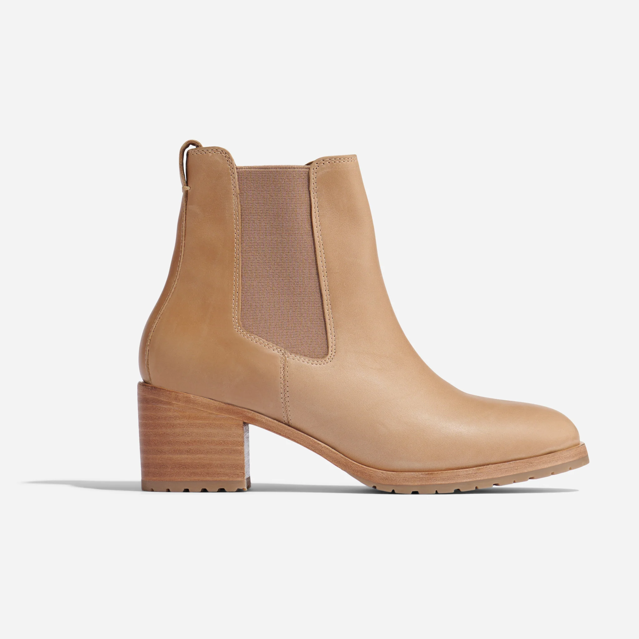 Ana Go-To Heeled Chelsea Boot Almond - Image 7