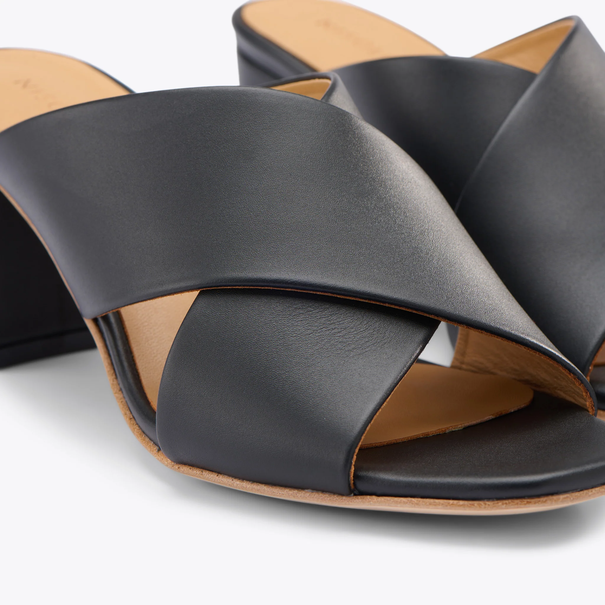 Carina Cross Strap Mule Black - Image 5